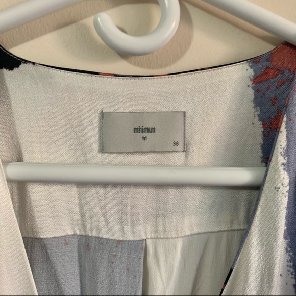 Minimum Abstract Print Sleeveless Top - Picture 3 of 6